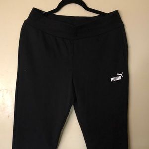 PUMA BLACK SWEAT PANTS